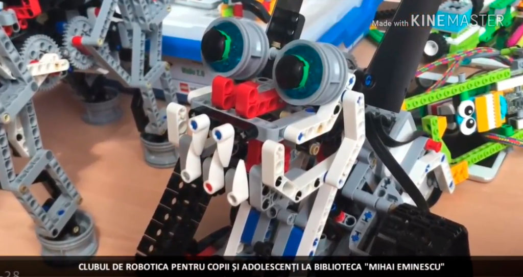 Clubul de robotică pentru copii și adolescenți la Biblioteca Mihai Eminescu