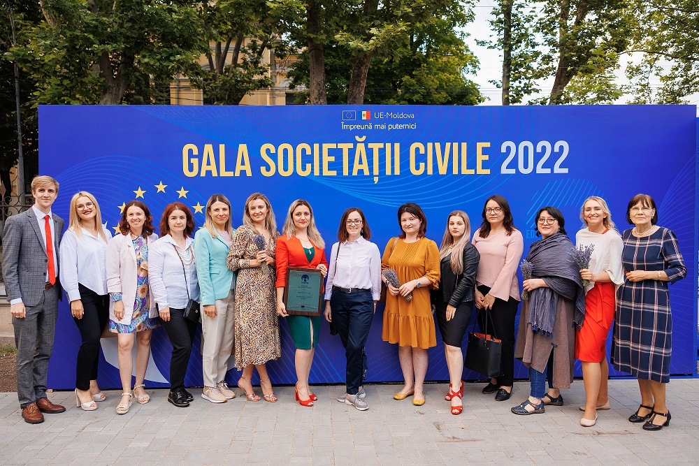 Delegația Uniunii Europene în Republica Moldova a premiat rezultatele remarcabile ale organizaților societății civile din Republica Moldova
