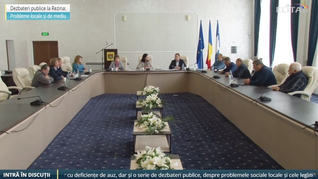 Probleme de mediu, subiecte de dezbateri publice la Rezina.