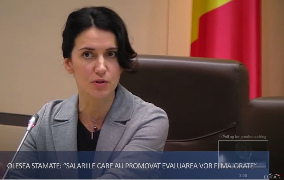 Olesea Stamate: Salariile judecătorilor care au promovat evaluarea vor fi majorate