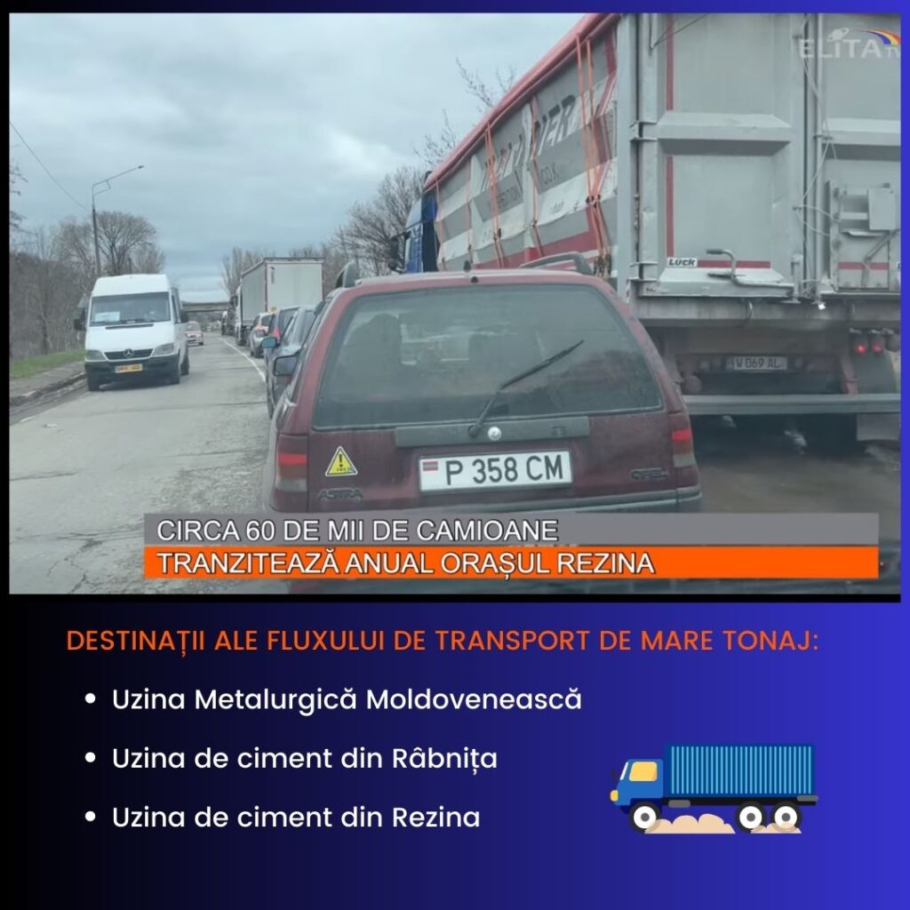 Scoaterea transportului greu din orașul Rezina: Ce spun autoritățile centrale și locale?