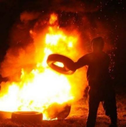 Fără rug în noaptea de Paști. Arderea anvelopelor este interzisă.