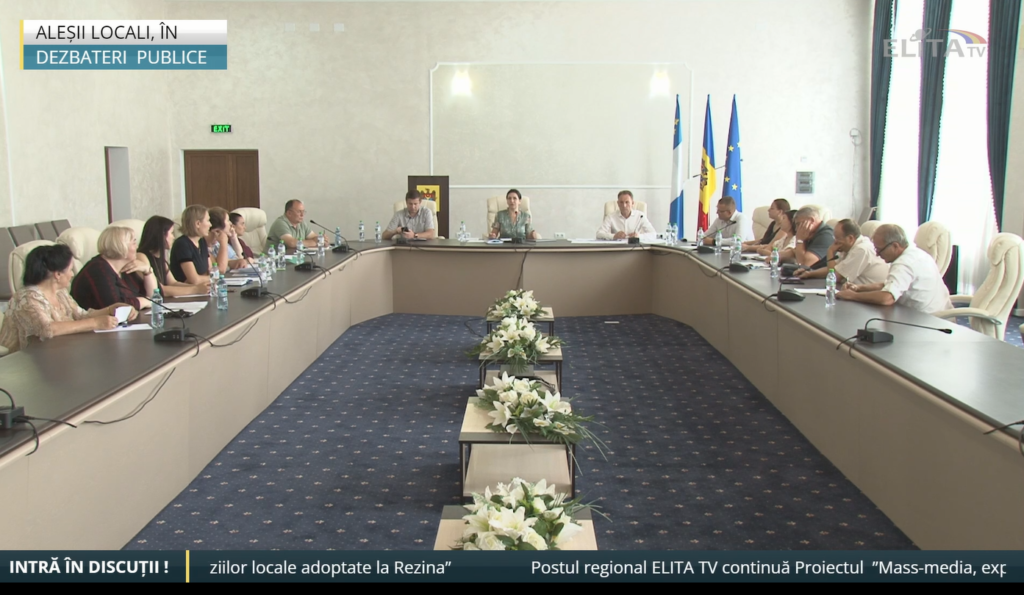 Aleși locali din Rezina, între probleme locale și final de mandat în forul legislativ al orașului, Dezbateri publice.