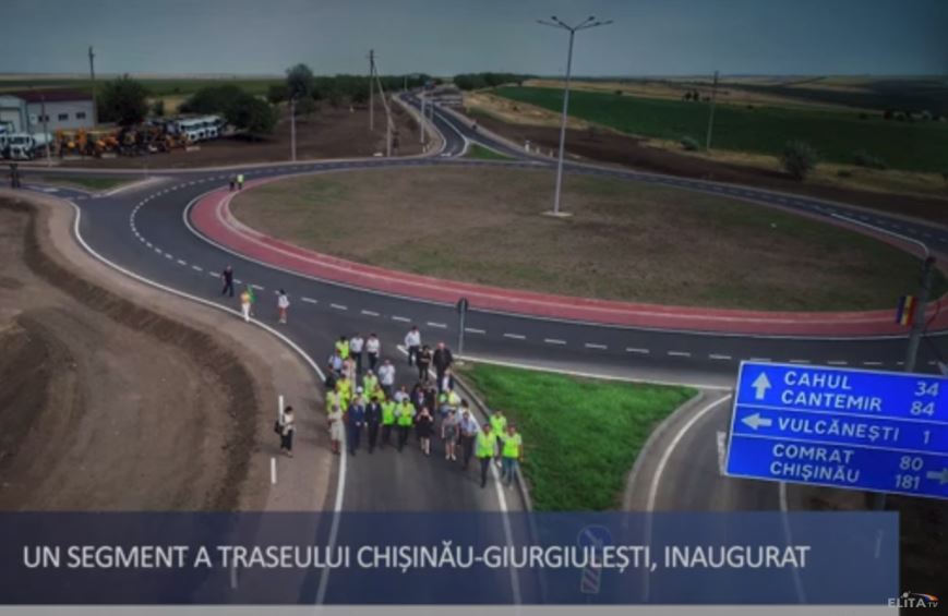 Un nou segment al traseului Chișinău-Giurgiuleștii a fost inaugurat. Cum arată?