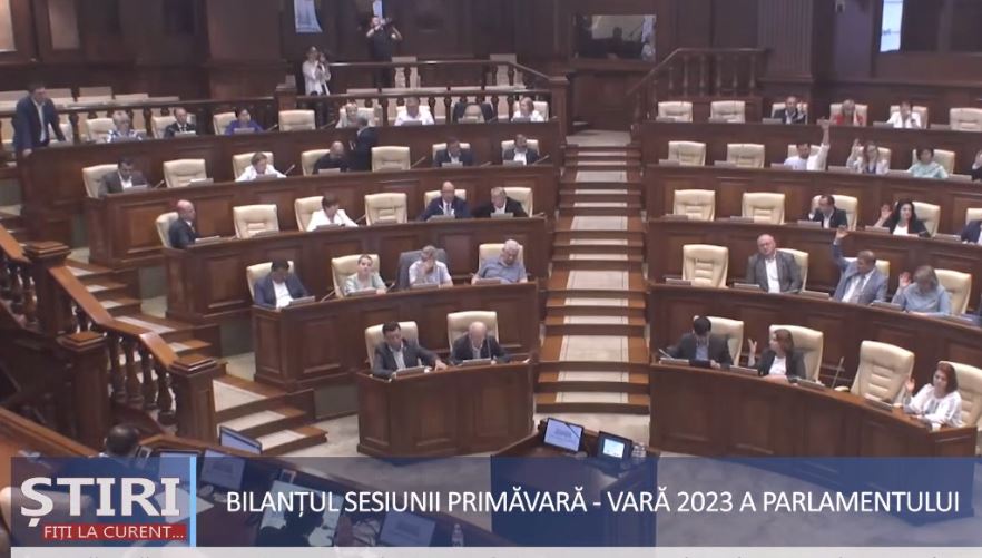 Bilanțul sesiunii de primăvară 2023 a Parlamentului Pepublicii Moldova.