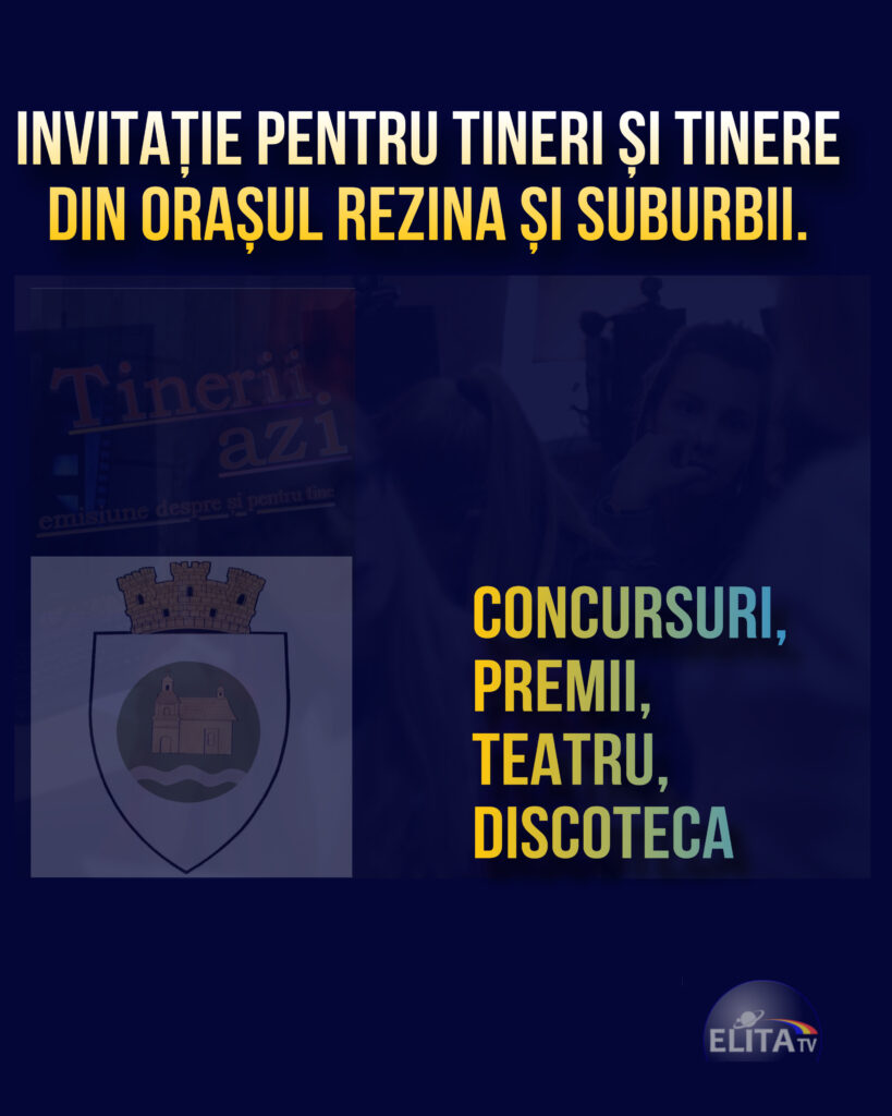 Tineri și tinere din orașul Rezina și suburbii sunt așteptați la evenimente dedicate Zilei Naționale a Tineretului.