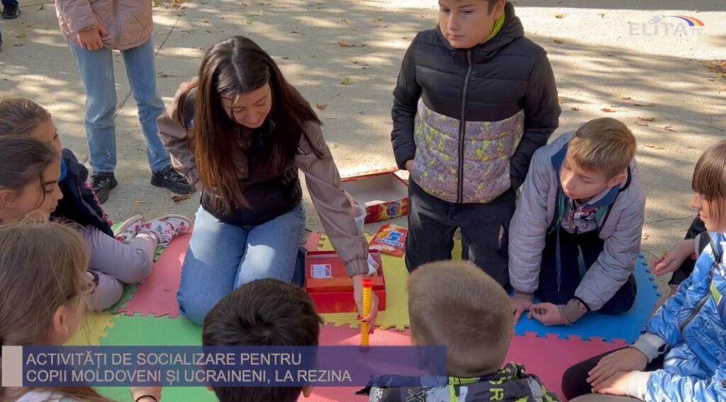 Cum socializează copii ucraineni și moldoveni la Rezina? (video)Заходи з соціалізації для молдовських та українських дітей, у Резіні.