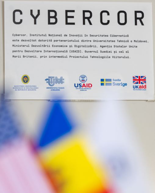 (video)Institutul Național de Inovații în Securitatea Cibernetică „Cybercor” a primit primul lot de echipament IT din partea USAID.