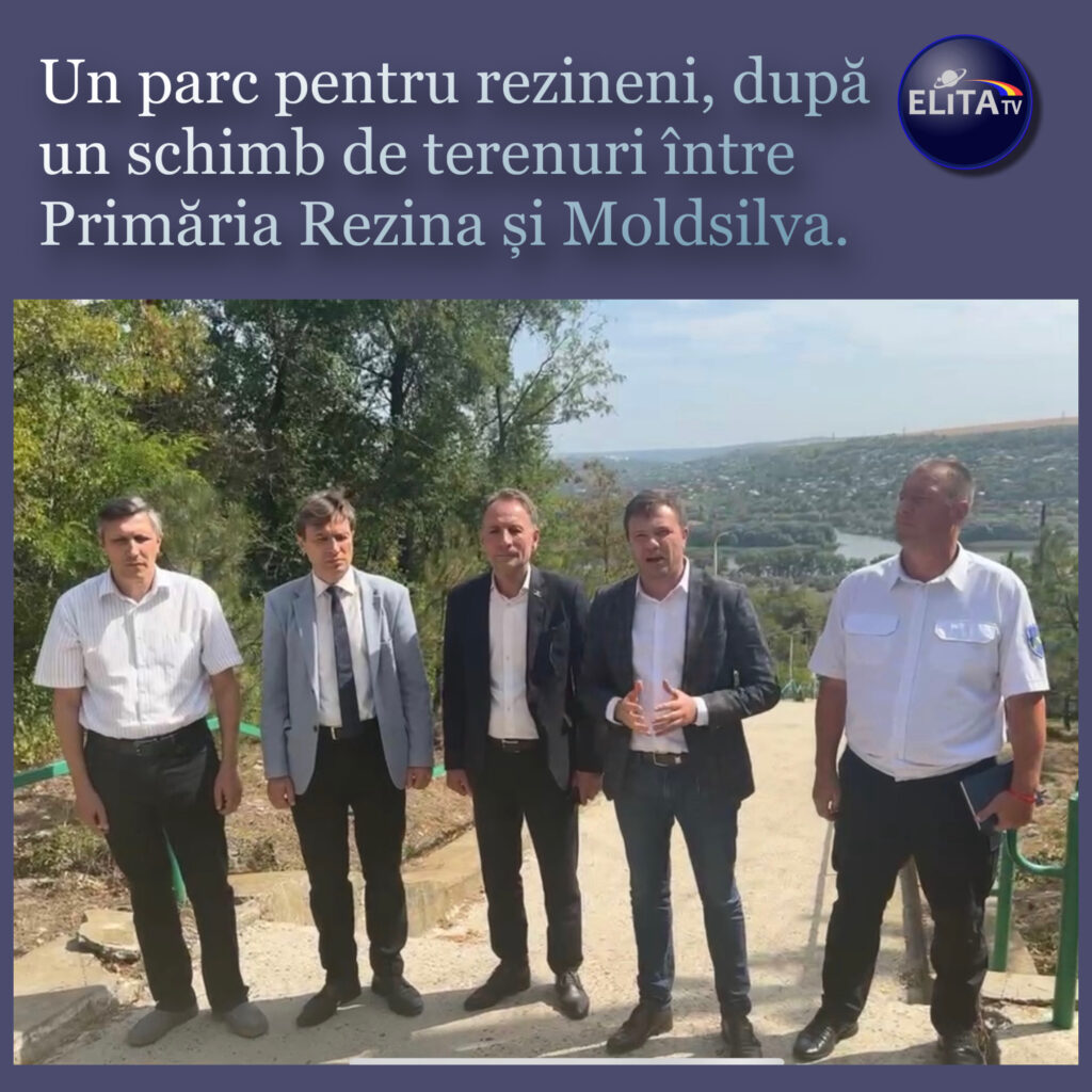 În orașul Rezina va fi construit un parc, în urma schimbului de terenuri dintre ÎS Moldsilva și Primăria Rezina