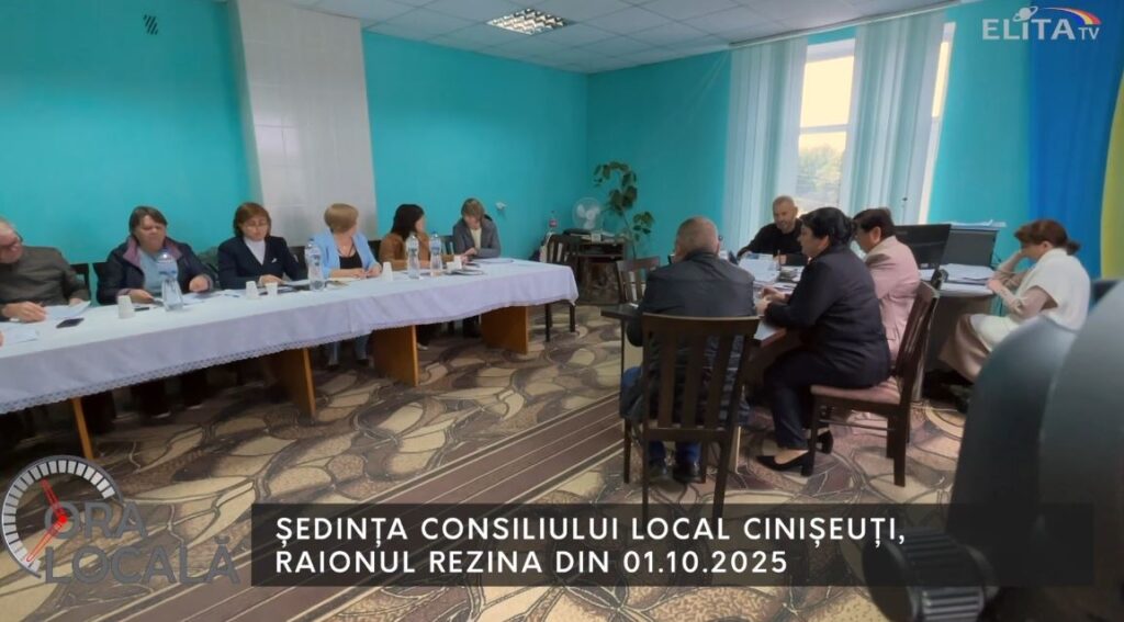 Răspuns solicitărilor de informații Elita TV, pe ordinea de zi a Consiliului Local Cinișeuți. Construcția centralei electrice ”Megawatt Plus”/ Se alocă bani pentru echipamente la Căminul de Cultură, sub formă de contribuție la Grantul destinat tinerilor, de la Consiliul Raional Rezina.